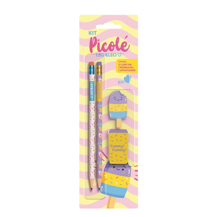 KIT ESCOLAR PICOLE LEO E LEO