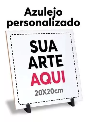 Azulejo Personalizado com Suporte