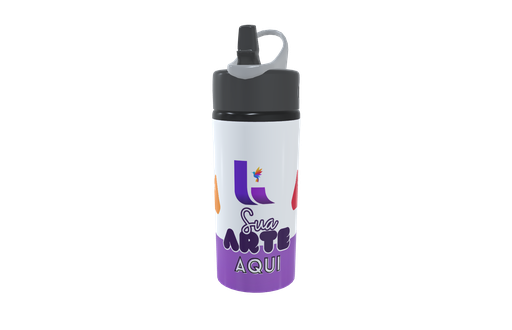 [SQUEEZE NIKE] SQUEEZE GARRAFA PARA SUBLIMAÇÃO SPORT BICO RETRÁTIL 600ML
