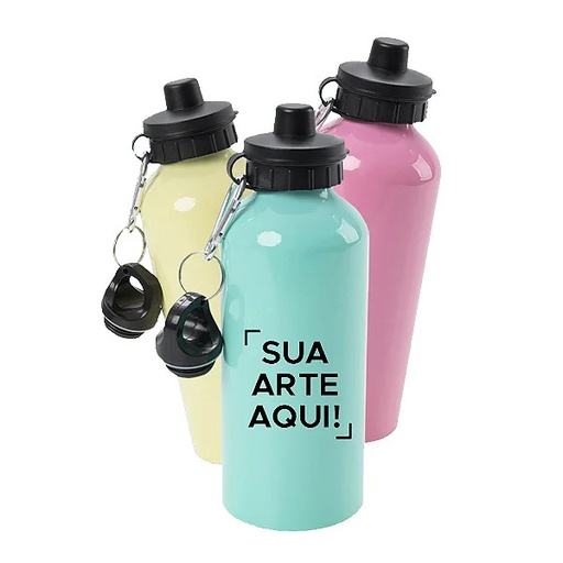 Squeeze Garrafa dolce Com dois Bicos Para Sublimação de 600ml